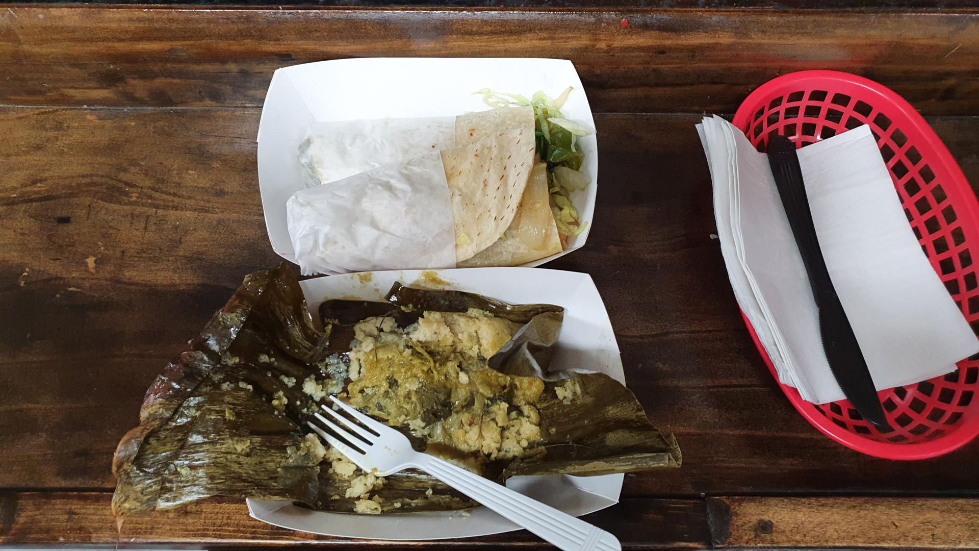 Vegan Mexican food at Downtown Bakery in East Village, New York