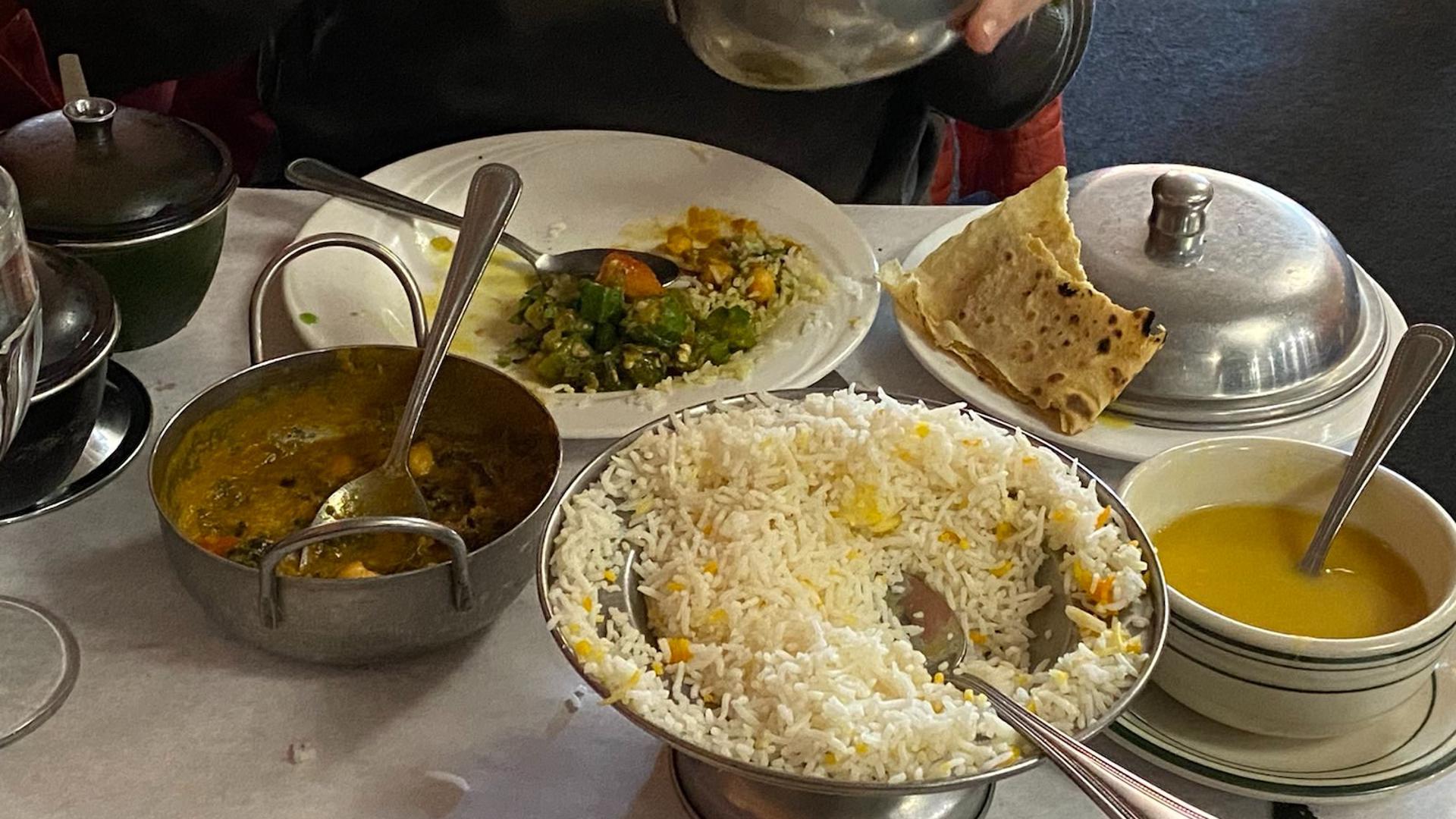Vegan Indian food at Polash in Harlem, New York